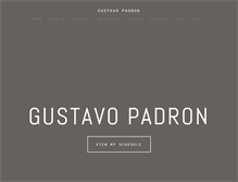 Tablet Screenshot of gustavopadron.com